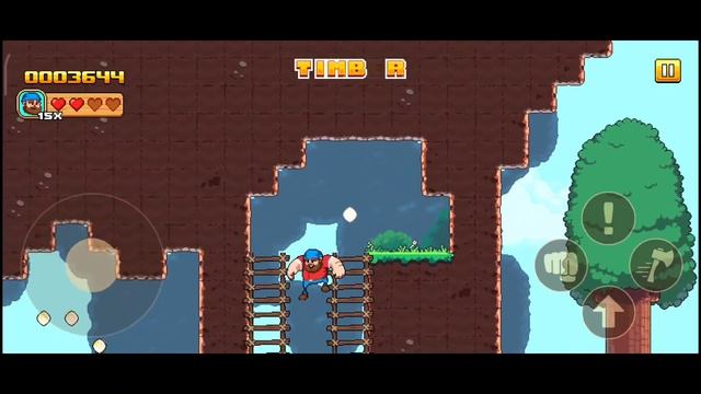 Timberman: The Big Adventure - Gameplay Walkthrough Part 1 - Tutorial: World 1 & Boss (iOS, Android смотреть онлайн