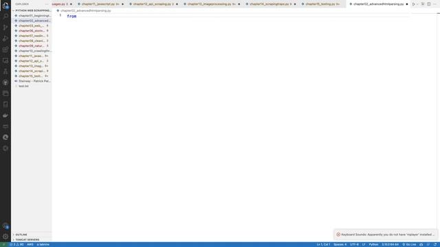 Chapter 2 Advanced HTML Parsing - Web Scrapping With Python смотреть онлайн