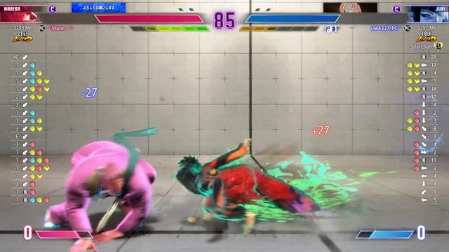 【スト6】Shuto ( マリーザ/MARISA ) vs UME327 ( ジュリ/JURI ) STREET FIGHTER 6【Key display on】【4K】 смотреть онлайн