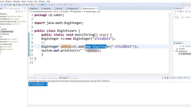 Java BigInteger | BigInteger Methods | Use Of BigInteger in Competitive Programming смотреть онлайн