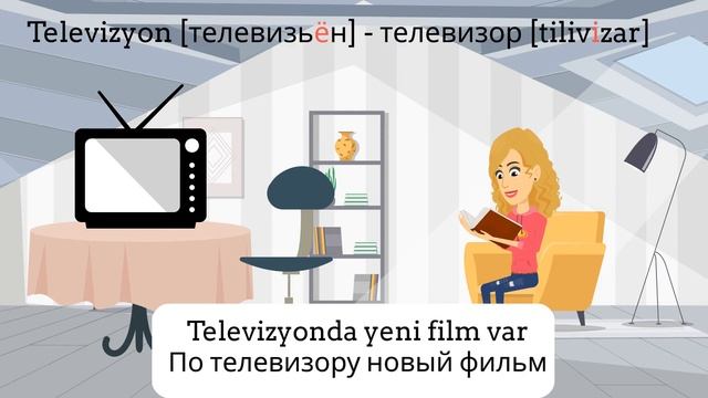 Турецкие слова в картинках с примерами. Урок 3. Мебель смотреть онлайн
