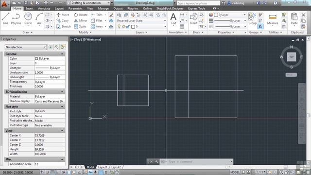 Beginners Autodesk AutoCAD 2014 Tutorial | Inserting And Using Blocks смотреть онлайн