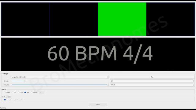 BroMetronome 60 BPM 4/4