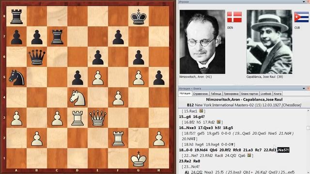 Шахматы. Нимцович - Капабланка: ШЕДЕВР шахматной стратегии Чемпиона Мира! смотреть онлайн