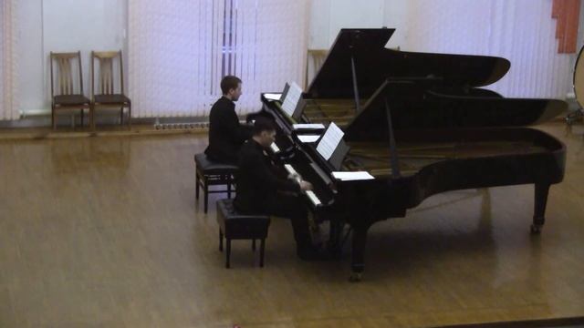 А. Шнитке "Собранье песен сих" 2 часть Концерта для хора, переложение для двух фортепиано смотреть онлайн