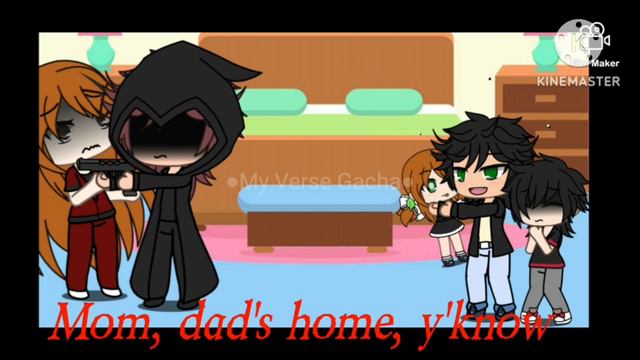 Dad's home meme | Harry Potter mafia, muggle AU | Hinny | ●My Verse Gacha● смотреть онлайн