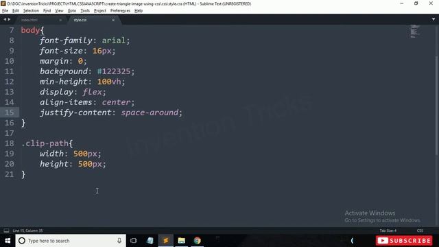 Triangle Image Shape using CSS | Image Shape using CSS Clip Path смотреть онлайн