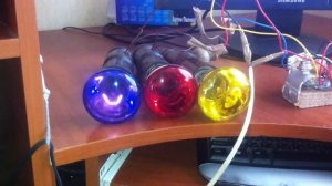 Цветомузыка своими руками на  220В