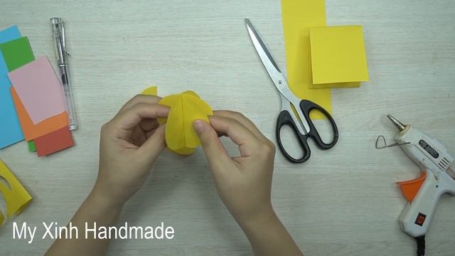 Hướng dẫn các bạn cách làm một chú kỳ lân vàng | My Xinh Handmade смотреть онлайн