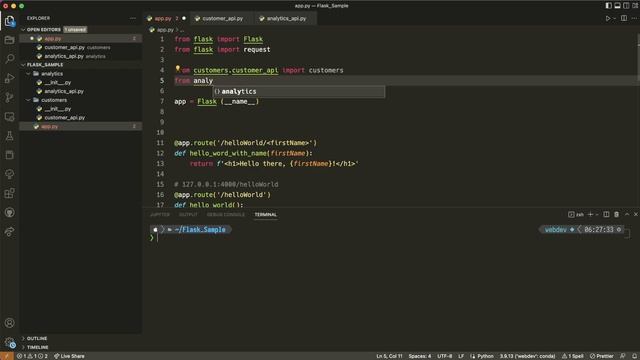 Flask Tutorial Video 03 - Code Organization with Blueprints смотреть онлайн