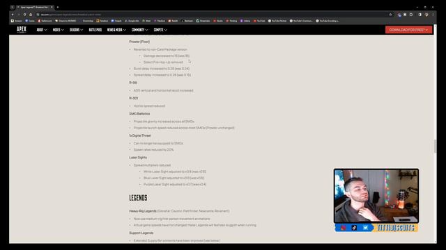 Apex Legends Season 20 Patch Notes | SCRIM Gaming смотреть онлайн