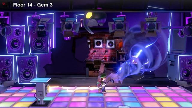 Luigi's Mansion 3 | Floor 14 All Gems Location (The Dance Hall)