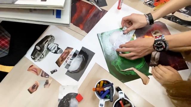 Мастер класс в технике коллаж смотреть онлайн