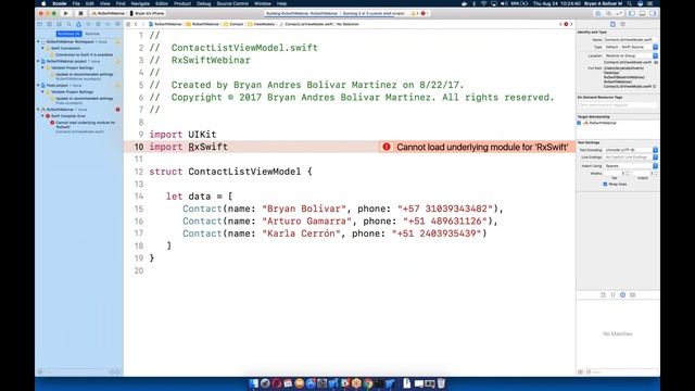 iOS: Optimizando código con RxSwift смотреть онлайн