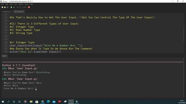 PYTHON__Get User Input & Control It(100 SUBS VIDEO) смотреть онлайн