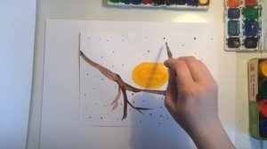 #38. Как нарисовать синичку с детьми 5 - 6 лет