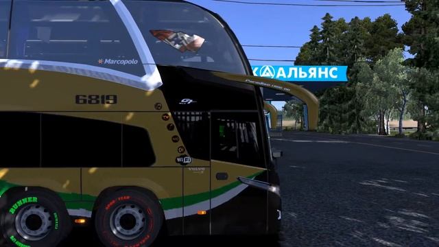 ETS2 | BUS VOLVO G7 DD 6X2 - 8X2 | Euro Truck Simulator 2 смотреть онлайн