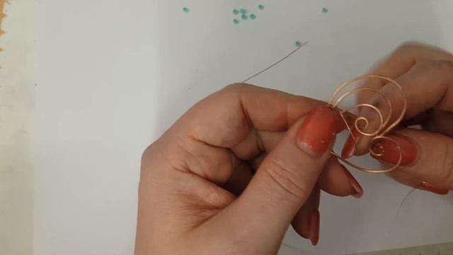 Easy Beginner Guide To Woven  Wire Rustic Heart Pendant