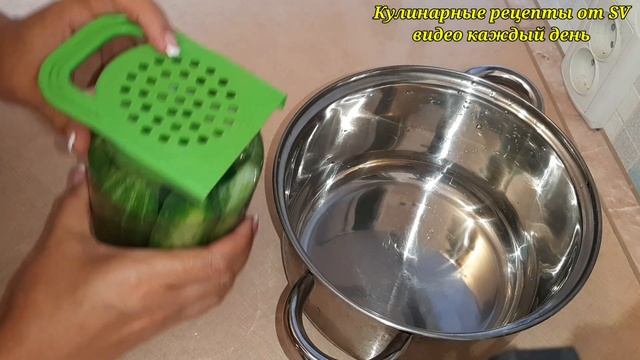 Хрустящие огурцы на зиму, без уксуса и без лимонной кислоты, для хранения в квартире. смотреть онлайн