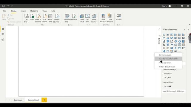 Power BI Tutorial (21/50) - What is Custom Visuals смотреть онлайн
