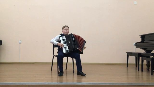 И.С.Бах - Маленькая прелюдия C-dur, А.Корчевой - "Маленький виртуоз" (исп. Чернов Павел 12 лет) смотреть онлайн