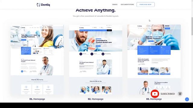 Dentiq - Dental amp Medical WordPress Theme смотреть онлайн