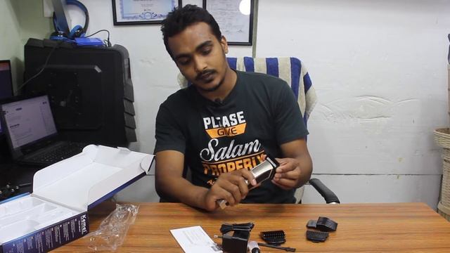 How to use Kemei 5017 Trimmer Review Bangla ll Kemei km-5017 professional rechargeable hair trimmer смотреть онлайн