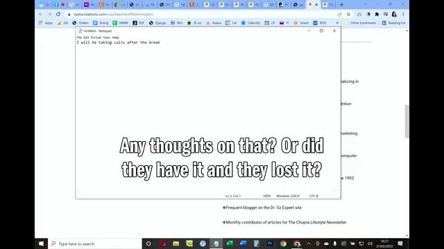 My Weekly Radio Show - This Week It's About MANTRA!