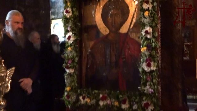 Йеромонах Юстин за чудотворните икони на св. Георги в Зографския манастир на св. Гора - Атон смотреть онлайн