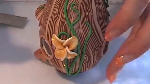 Polymer Clay - Fariy House In An Egg Shape - WARNING styrofoam can give off very dangerous fumes смотреть онлайн