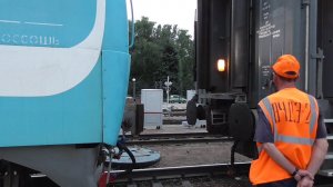 ЭП1М 662 сцепка с поездом №306 Москва Сухум