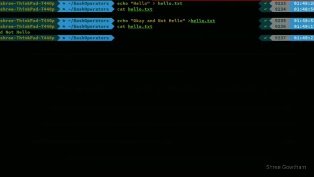 3 Most Important Bash Shell Operators | redirect, append, and pipe operators in Linux | Tech with S смотреть онлайн