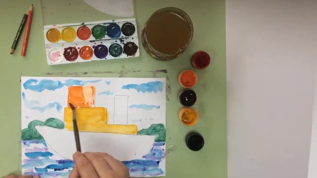 #10. РИСУЕМ С ДЕТЬМИ 5 - 6 И 6 - 7 ЛЕТ РИСУНОК НА 23 ФЕВРАЛЯ смотреть онлайн