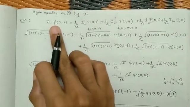 Clebsch Gordan Coefficients (480p) (in short) | j1=1 and j2=1 | QM | NNN смотреть онлайн
