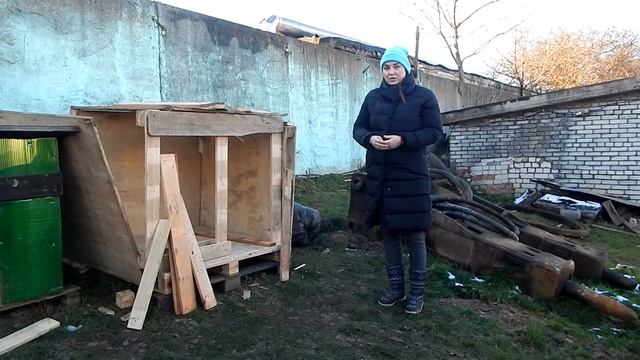 Спасли собаку от ХОЛОДА. Построили БУДКУ для собаки смотреть онлайн