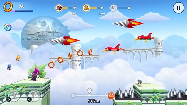 Sonic Runners Adventure - Gameplay Walkthrough Part 7 - Sky Sanctuary (iOS, Android) смотреть онлайн