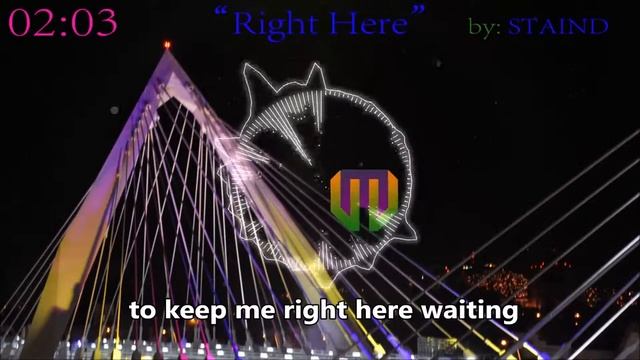 Staind "Right Here" (Lyrics) Audio React, Visualizer смотреть онлайн