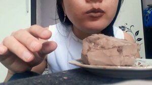 Asmr/ШОКОЛАД РОЗОВАЯ УЗБЕЧКА~PINK UZBEK CLAY~DRY CLAY?