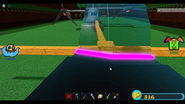 Trowel Toll Tutorial | Super EASY Flying Saucer / UFO | Roblox Build a Boat Micro Block | HawkesDad смотреть онлайн