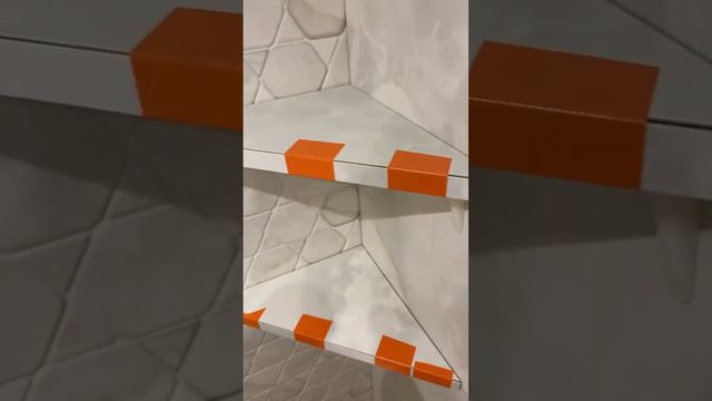 Полка в ванной из плитки 👍🏻 смотреть онлайн
