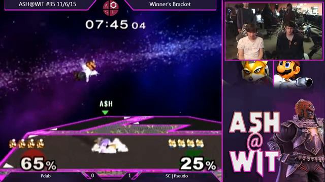 Pdub (Sheik) vs SC | Pseudo (Fox) - ASH@WIT #35 Melee Bracket смотреть онлайн