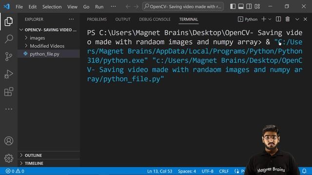 OpenCV Saving Videos Made Using Numpy - Computer Vision | Class 10 Artificial Intelligence (2022-23 смотреть онлайн