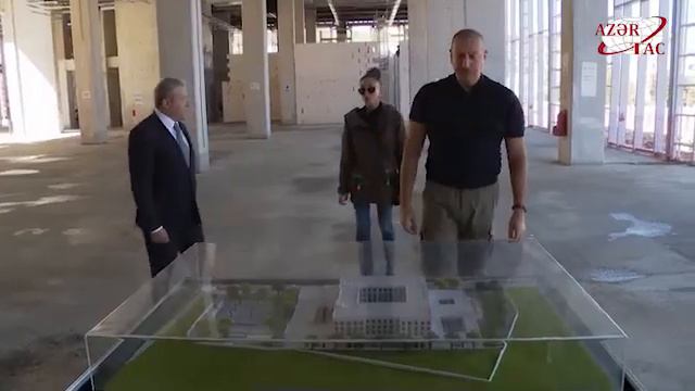Ознакомление с ходом строительных работ в отеле и конференц-центре «Шуша» смотреть онлайн