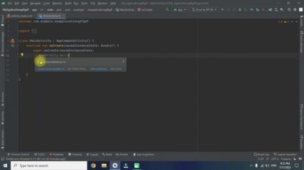 Fix The Unresolved Reference Id Error In Android Studio