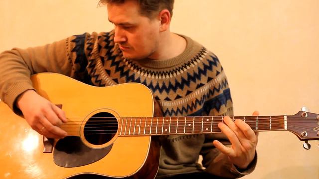 Solo from "B B King guitar lesson" transcription with tabs смотреть онлайн