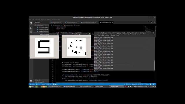 Image Reconstruction using Genetic Algorithm смотреть онлайн