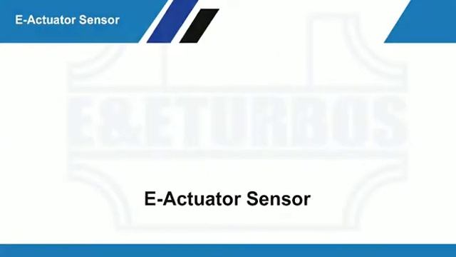 Актуаторы E&E TURBO смотреть онлайн