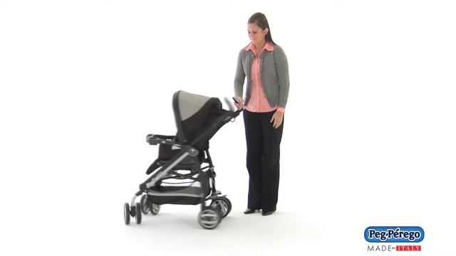 2011 Stroller - Peg Perego Pliko Switch Compact - How to Maneuver in Tight Spaces смотреть онлайн