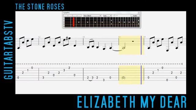Elizabeth My Dear - The Stone Roses Video Guitar Tab + PDF смотреть онлайн