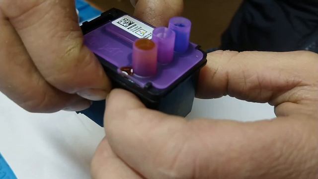 МФУ HP GT 5820 Прокачка краски в ручную. смотреть онлайн